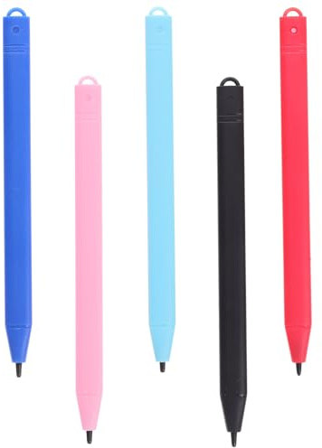 BATHVEVE Penna per Tablet 5 Pezzi Stylus Penna Lcd per Scrivere e Disegnare di Precisione in Abs Punta in Gomma Elettroconduttiva Portatile