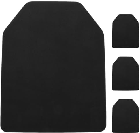 SHERCHPRY Gilet de Protection Boxe Plaques Eva et Doublure Mousse, Lot de 4 Coussinets Latéraux Légers, Équipement de Protection pour Entraînement et Sports de Combat en Extérieur
