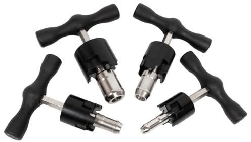 TekTools Pipe Reamer & Chamfer Tool Kit – 4 Piece Set (16–32mm), Plumbing Installation Tool for Smooth Leak-Free Pipe Connections - Pert-Al-Pert or Pex-Al-Pex,