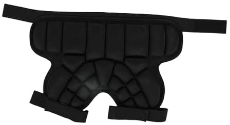 Tdoutop Pantalones Cortos Protectores Acolchados para Niños, Equipo de Protección para Esquí, Acolchado 3D EVA, Acolchado Grueso, Pantalones Cortos para Patin, Negro