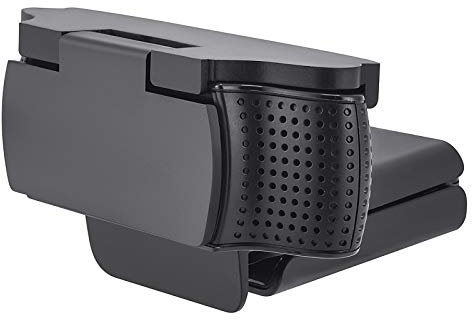 imluckies Webcam Abdeckung für Logitech C920 /C920 HD Pro /C922 /C930c /C930e, [Anti-Staub, Anti-Hacker,180° Drehung] Sichtschutz Webcam Cover Verhinderung von privaten Daten, Matte Black