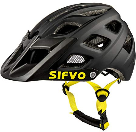SIFVO Kids Bike Helmet for Boys and Girls Ages 8-14 Adjustable Youth Helmet with Detachable Visor Lightweight, Safe & Stylish Cycling Bicycle Helmets for Kids 54-57cm