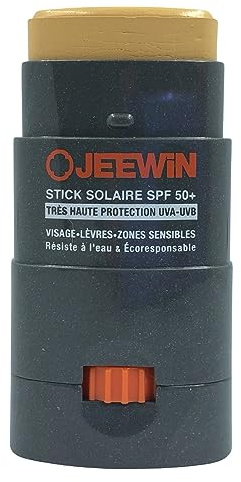 JEEWIN Stick Protecteur Solaire SPF50+ WATER RESISTANT (DORE)
