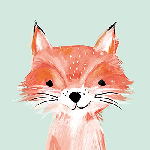 20 Servietten Kindlicher Fuchs | Tiere | Kinder | Tischdeko 33x33cm