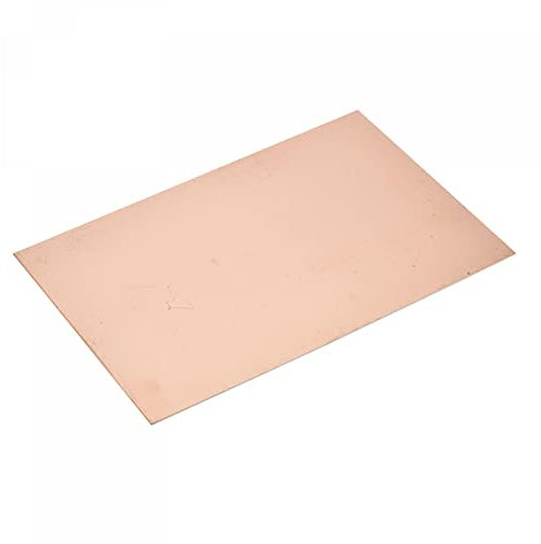 sourcing map PCB Kupfer Plattierte Platinen Laminat 200mm x 150mm x 1mm FR4 Glasfaser Einseitig für Schaltungsprojekte
