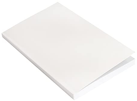 Idena 12249 - Notizbucheinlagen, blanko, 160 Seiten, 100 g/m², mit Leseband, Nachfüll-Innenseiten