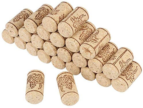 100 STÜCKE 22 44mm Korken Weinkorken Holz Weinflaschenverschluss Premium Korken