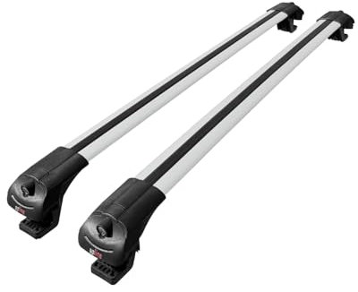 accessorypart Compatible with Dacia Duster (HS) Post-Facelift 2014-2017 ACE-1 Car Roof Rack Cross Bar Grey Aluminium 2 Bars