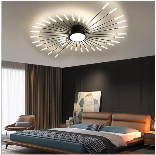 Plafoniere Led Luci Per Camera Da Letto Moderna Creativa Lampadario A Led Con Fuochi D'artificio Lampada Camera Da Letto Soggiorno Sala Da Pranzo(Size:42Heads)