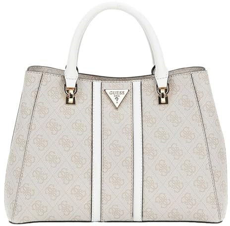 GUESS Damen Noreen Girlfriend Satchel Schulranzen, Tragegriff Oben, Dove Logo