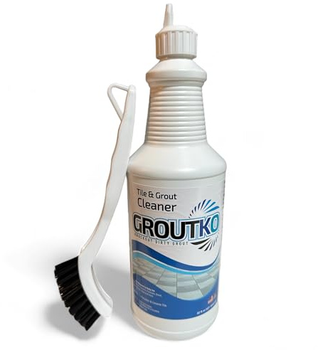 Groutko Tile and Grout Cleaner with Brush