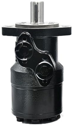Motore Idraulico, BMR-50/80/100/125/160/200/250/315/400/500 A 2 Fori, Diametro Albero 25 Mm, Coppia Elevata Motore A Olio A Bassa Velocità (Size : BMR-50)
