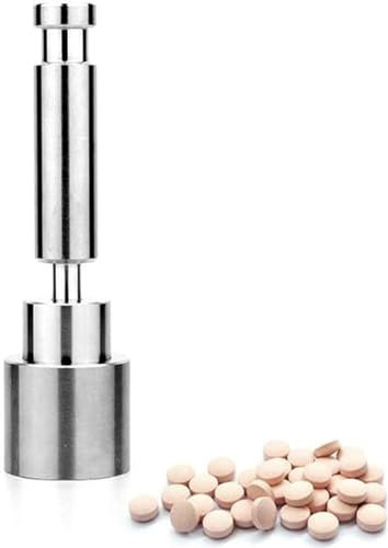 RRHCW Máquina manual de prensa de tabletas de leche, máquina de prensa de píldoras de mano para cocina doméstica, herramienta para hacer pastillas de 6 mm, 8 mm, 10 mm, 12 mm, dispositivo para hacer