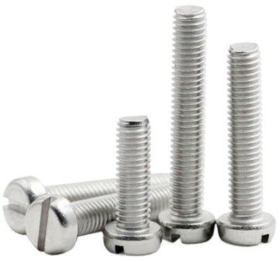 Cilky Metallschrauben 10 Teile/los M1.6 M2 M2.5 M3 304 Edelstahl Schlitz Kappe Kopf Slott Spalte Runde Zylinderkopfschraube Bolzen(10mm x10pcs,M2)