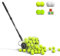 NEEWER Tennisball Sammler, 77-148cm teleskopierbarer Rollball Aufnehmer mit Auffangbehälter und Rollkorbhalterung für bis zu 40 Tennisbälle, Trainingszubehör und Ausrüstung, TB01S