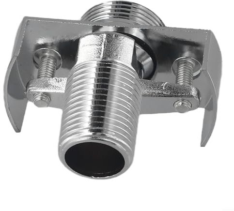 40 Grad verstellbares Wasserhahn-Duschventil, abgewinkelter gebogener Fuß, Exzenterschraube, Eckhahn (26 mm)
