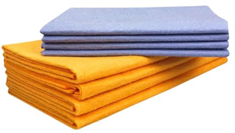 Peau De Chamois Chamoisines D'entretien Multi-usages Peau De Chamois Voiture, Chamoisée Cuir Chiffon De Nettoyage Lavable En Machine Pour Le Verre, Les Miroirs, L'intérieur Et L'extérieur, Super Doux