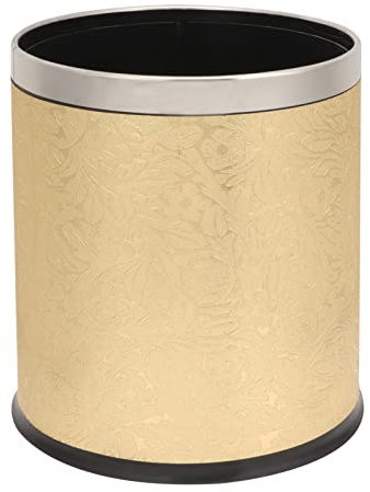 PRETYZOOM Bote De Basura De Estilo Europeo Cesto De Doble Capa Para Cocina y Baño Cubo De Basura Decorativo