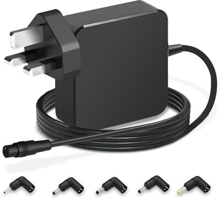 FJEZCHN 65W Laptop Charger Compatible With ASUS VivoBook S13 S14 S15 S17 ZenBook Imaginebook EeeBook NoteBook IdeaPad Notebook,Power Supply Adapter with 5 Connectors