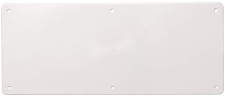 Coperchio rettangolare 392x152mm, 39x15cm, bianco RAL9001, ricambio per scatola di derivazione, cassetta a parete per impianto elettrico, viti in acciaio incluse, in plastica ad elevata resistenza