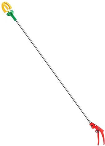 Cueilleur de fruits, outil de récolte à trois griffes, ramasseur télescopique réglable, équipement de cueillette compact à main, collecte facile des fruits pour poires, nèfles, avocats, cerises et