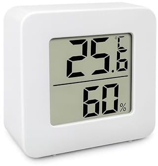 2 Piccoli Igrometri/termometri per Interno. Monitora Temperatura e Umidità in qualsiasi luogo. Ottimo pèr il tuo terrario. 2 Pezzi