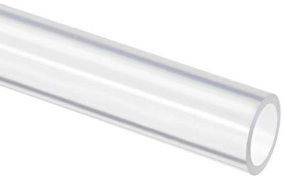 sourcing map Silikonschlauch 1/2(12mm) ID X 5/8(16mm) OD 6.6ft(2m) Silikonkautschukrohr Luftschlauch Rohr für Pumpentransfer Klar