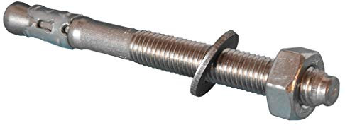 Acciaio Inox Flangia Raccordi Cappucci Estremità Connettore Elementi Decorativi Archi Materiale Montaggio Ringhiere Corrimano - Ancora Carichi Pesanti V2a 8 x 90mm, Kleber/Schrauben