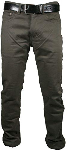 Mastino - Pantalone Uomo Felpato Imbottito Pile Termico Foderato Caldo Inverno Elastico Regular Fit da46 a 64 (IT, Numero, 52, Regular, Regular, Noce)