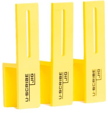 U-Scribe Jig 16mm (5/8) Set of 3 Woodworking & Carpentry Jigs - Scribe Like a Pro, Ideal for Kitchens, Cabinets, furniture and materials made in 16mm, Popular choice for German Kitchen Installers