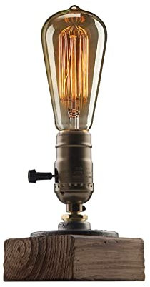 XIHOME Lámparas de escritorio (Amarillo-marrón)