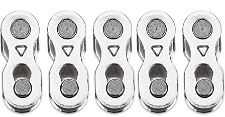 Maillons de chaîne de vélo 5 paires de vélos à usage rapide, chaîne de relâchement rapide, connecteur de liaison magique Mater Link pour vitesse 8/9/10[8 Speed]