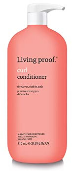 Living Proof Curl Conditioner | Fuktgivande lockbalsam ger näring och reda ut försiktigt | Kraft för lockigt hår, friska, smidiga lockar | Vegan, utan parabener, silikoner, sulfater | 710 ml
