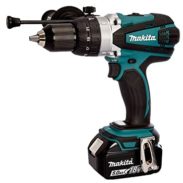 Makita Dhp458T1 Percussions-Bohrschrauber, 91 Nm, Lxt, 18 V, 1 Akku, 18 V, 5 Ah, Li-Ion, Bl1850B