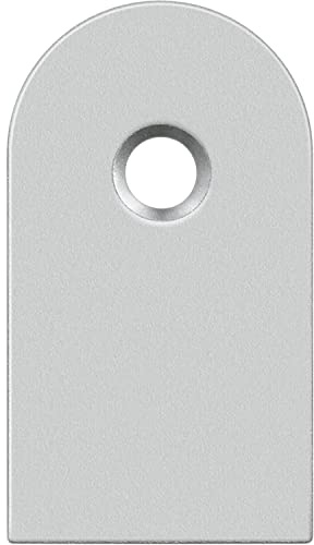 SIMONSWERK 5 400125 0 12406 Abdeckplatte für Türband Tectus TE 340, Abdeckung Stahl beschichtet silberfärbig F1, Silber
