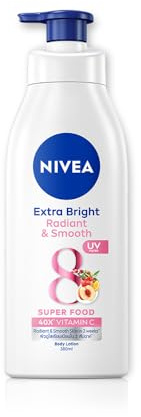 Nivea Extra Bright Body Lotion with 40X Vitamin C, UV Filter, Super Food Formula, 380ml