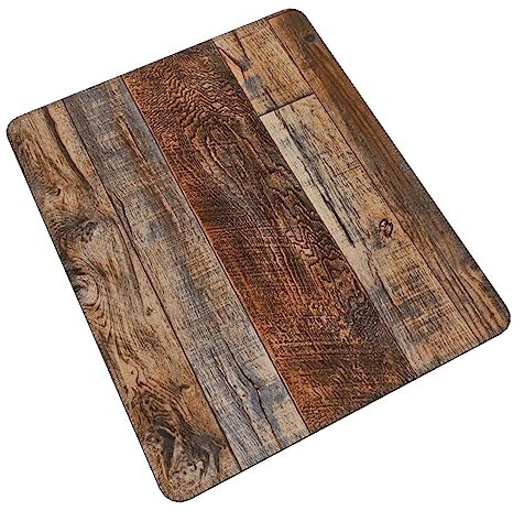 Mauspad, rutschfest, Gummi, Gaming-Matte, dick, langlebig, Schreibtischunterlage, groß, klein, für Laptop, Büro, Zuhause, Schreibtischzubehör/braunes Holz