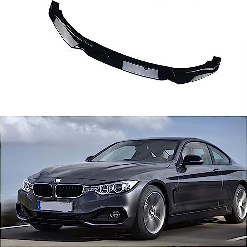 Auto Frontspoiler Lippe für BMW F32 F33 F36 4er 420i 420d 418d 2013-2020, Auto Frontstoßstange Splitter Lip Spoiler Spoilerlippe Diffusor Antikollisions Frontlippe Zubehör