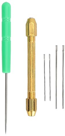Rerooting Tool for Doll Hair, 0.6mm & 0.8mm Needles Doll Hair Rooting Set Doll Hair Wig Tool Accessories with Awl Hair Wig Styling Kit for Doll Making