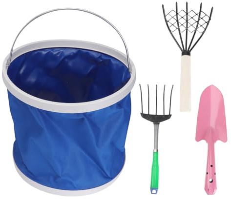 TINEASUR 1Ensemble Râteau à Palourdes Acier Haut Outil de Creusement de Fruits de Mer avec Poignée Râteau Pratique pour Jardinage et Plage