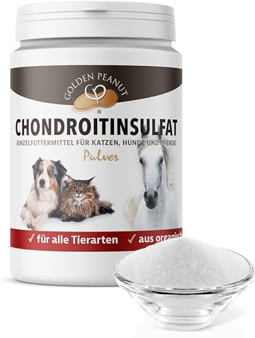 GOLDEN PEANUT Chondroitinsulfat Pulver hohe Reinheit ohne Zusätze 200g