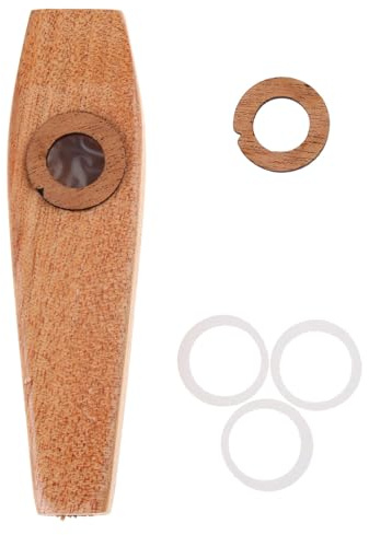 Kazoo aus Holz mit Kazoo-Filmen für Gitarre, Ukulele, Begleitung, Orff-Instrumente, Flöte, Mundharmonikas für Musikliebhaber