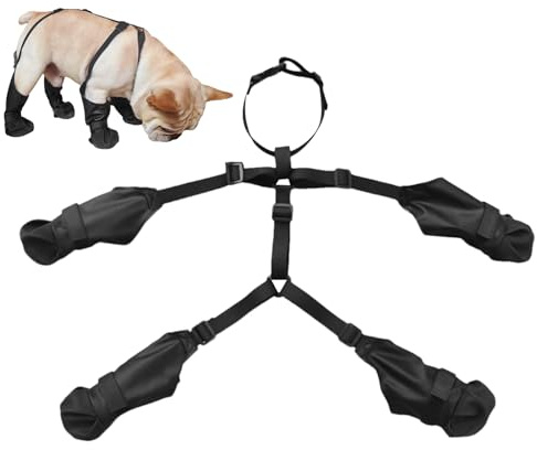 Yonuaret Hundeschuhe | Schmutzabweisende Beinling Pfotenschutz Stiefel für Haustiere - Wasserdichter Schmutzabweisender Pfotenschutz Für Alle Größen Outdoor Spaziergänge Wandern Reisen
