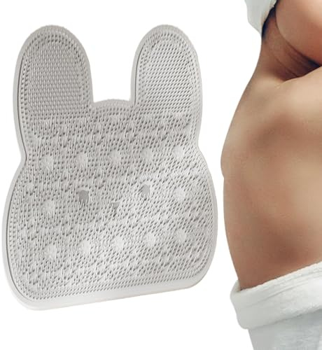 Tapis d'épurateur de pieds de douche - Bunny Silicone antidérapant Nettoyeur,Scrubber De Pieds En Silicone Avec Lave-linge Pour Douche | Pour Adultes Personnes âgées Famille Maison Baignoire