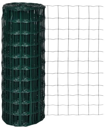 Sichtschutzzaun Zaun Sichtschutz,Gartenzaun Maschendraht Gitterzaun Schweißgitter 10x1,0m für Garten,Terrasse,Balkon