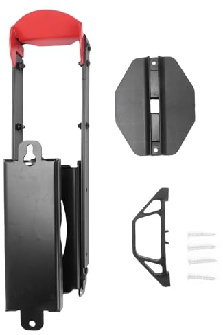 Acouto Support Mural Pivotant pour Vélo, Support de Vélo Vertical Industriel en Acier pour Camionnettes, Camping-Cars, Garages, avec Rotation à 120 Degrés pour Vélos électriques de