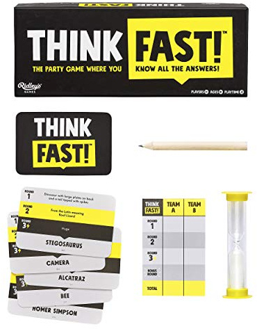 Ridley's Games GME029 Think Fast Game Board, Multi, ab 8 Jahren