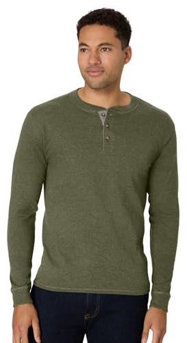 Hanes Men's Beefy Henley Henley Shirt (Pack of 1)