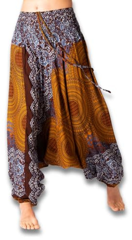 PANASIAM Aladin Pants Mandala 4, Brown XL