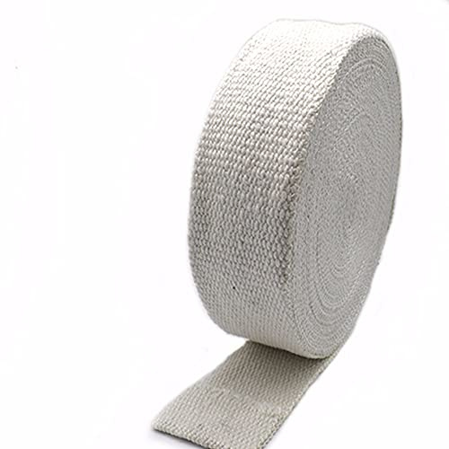 Jonoisax Keramische Faserstreifen Keramikfaserband-Isolationsband-feuerfeste Band Glasfaserband Aluminiumsilikatband Aluminium,3mm*80mm*1000mm